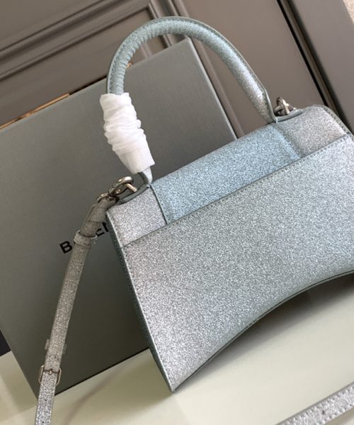 Hourglass Small Handbag In Pink/Blue For Women 9in/23 cm