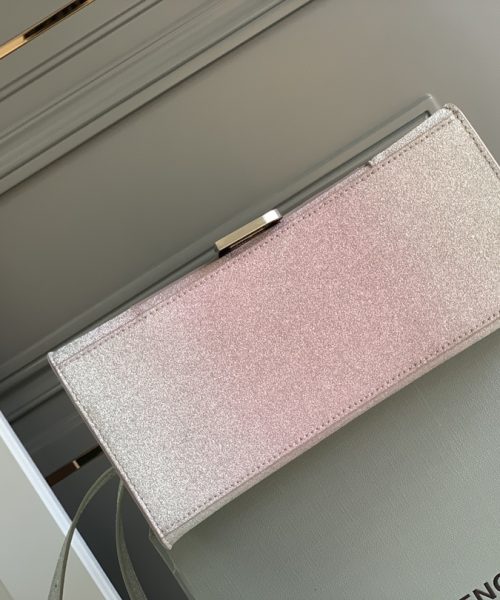 Hourglass Small Handbag In Pink/Blue For Women 9in/23 cm