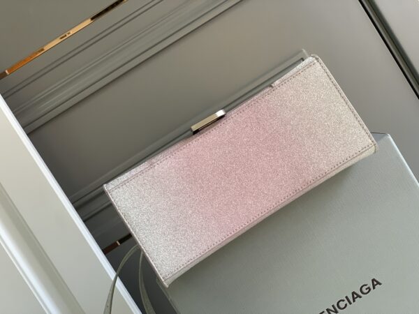 Hourglass Small Handbag In Pink/Blue For Women 9in/23 cm