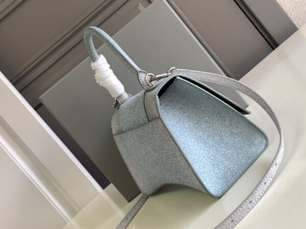 Hourglass Small Handbag In Pink/Blue For Women 9in/23 cm