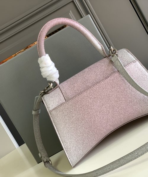 Hourglass Small Handbag In Pink/Blue For Women 9in/23 cm