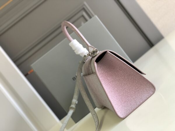 Hourglass Small Handbag In Pink/Blue For Women 9in/23 cm