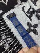 LV Essential Monogram Black/White Scarf