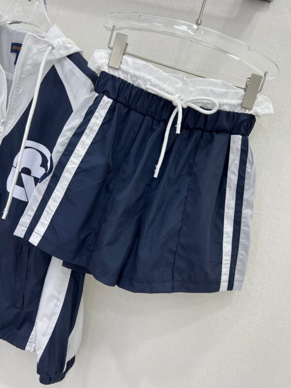 Jacket And Shorts Dark Blue For Women