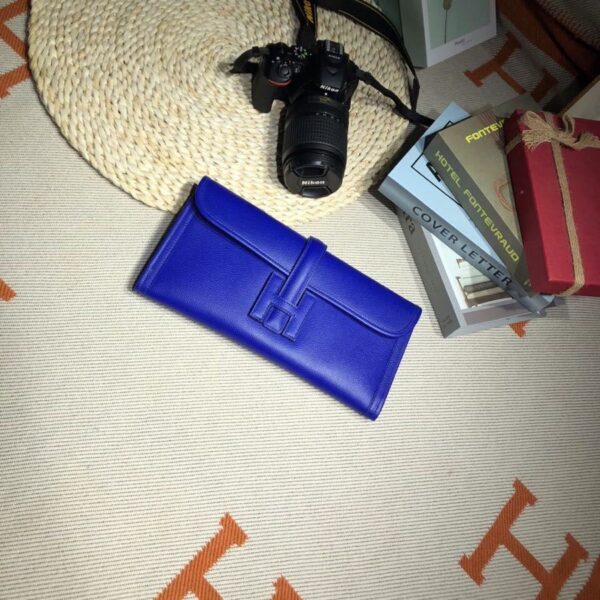 1:1 Replica Jige Elan 29 Clutch Wallet Blue/Light Blue/White/Orange/Purple 29cm/11.4in
