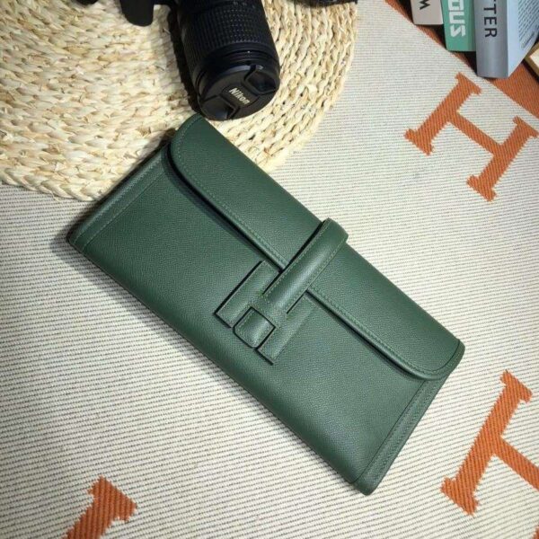 1:1 Replica Jige Elan 29 Clutch Wallet Yellow/Black/White/Green Khaki/Pink 29cm/11.4in