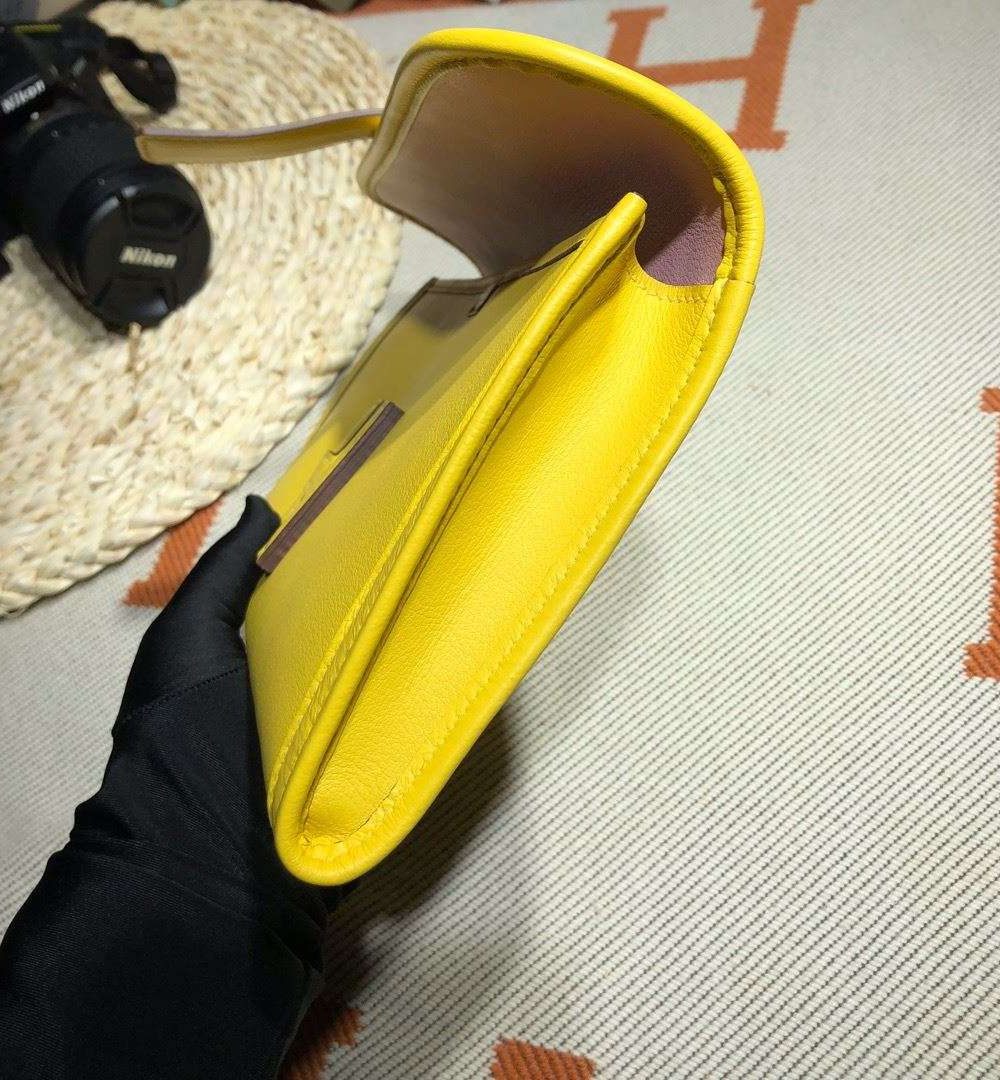 1:1 Replica Jige Elan 29 Clutch Wallet Yellow/Black/White/Green Khaki/Pink 29cm/11.4in