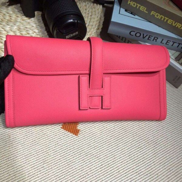 1:1 Replica Jige Elan 29 Clutch Wallet Yellow/Black/White/Green Khaki/Pink 29cm/11.4in