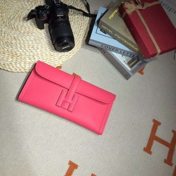 1:1 Replica Jige Elan 29 Clutch Wallet Yellow/Black/White/Green Khaki/Pink 29cm/11.4in
