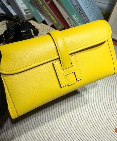 1:1 Replica Jige Elan 29 Clutch Wallet Yellow/Black/White/Green Khaki/Pink 29cm/11.4in