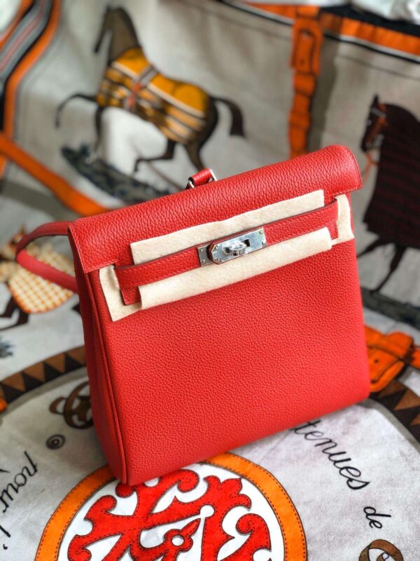 1:1 Replica Kelly Danse II Bag Swift Yellow/Black/Brown/Pink/Red For Women 22cm / 8.7in