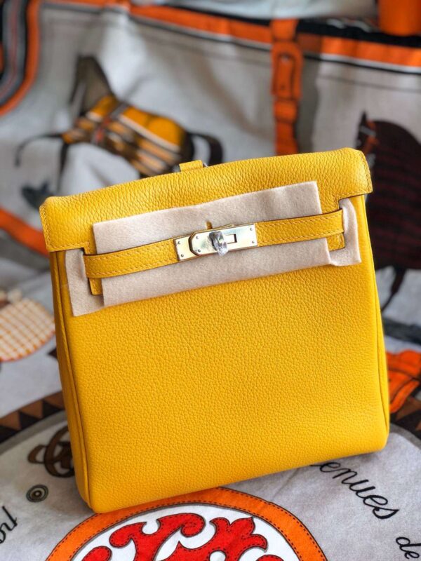 1:1 Replica Kelly Danse II Bag Swift Yellow/Black/Brown/Pink/Red For Women 22cm / 8.7in