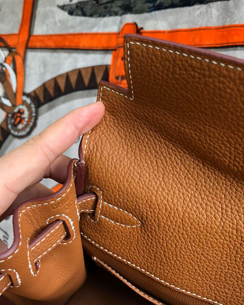 1:1 Replica Kelly Danse II Bag Swift Yellow/Black/Brown/Pink/Red For Women 22cm / 8.7in