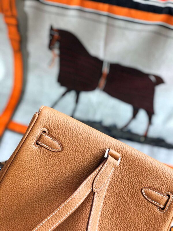 1:1 Replica Kelly Danse II Bag Swift Yellow/Black/Brown/Pink/Red For Women 22cm / 8.7in