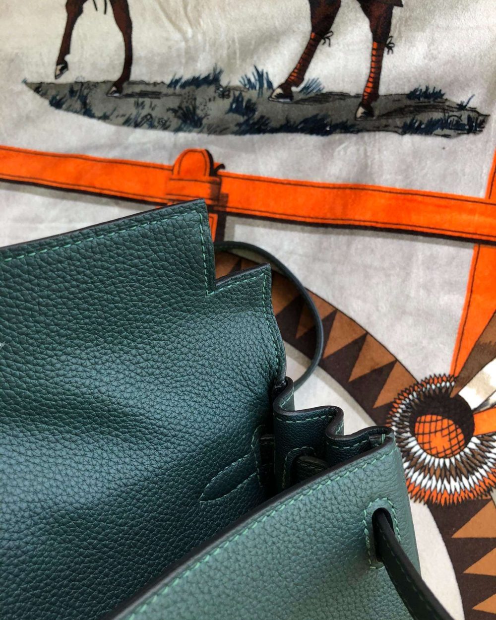 1:1 Replica Kelly Danse II Bag Swift Yellow/Black/Brown/Pink/Red For Women 22cm / 8.7in