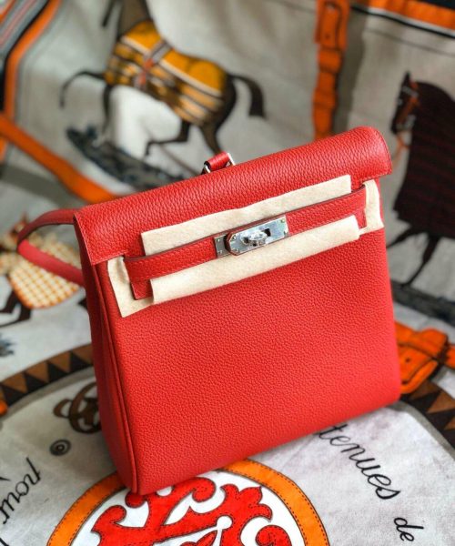 1:1 Replica Kelly Danse II Bag Swift Yellow/Black/Brown/Pink/Red For Women 22cm / 8.7in