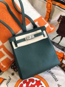 1:1 Replica Kelly Danse II Bag Swift Yellow/Black/Brown/Pink/Red For Women 22cm / 8.7in