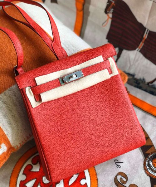1:1 Replica Kelly Danse II Bag Swift Yellow/Black/Brown/Pink/Red For Women 22cm / 8.7in