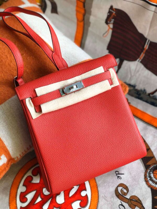 1:1 Replica Kelly Danse II Bag Swift Yellow/Black/Brown/Pink/Red For Women 22cm / 8.7in