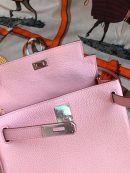 1:1 Replica Kelly Danse II Bag Swift Yellow/Black/Brown/Pink/Red For Women 22cm / 8.7in