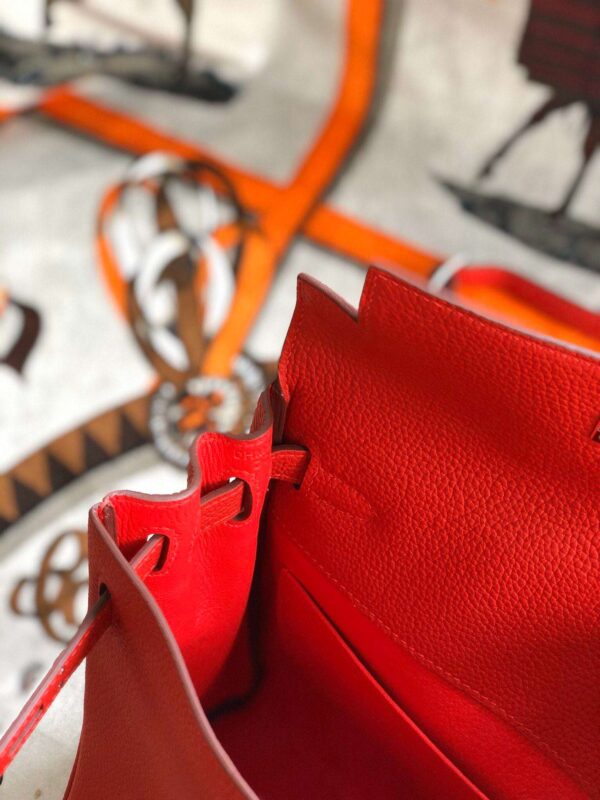 1:1 Replica Kelly Danse II Bag Swift Yellow/Black/Brown/Pink/Red For Women 22cm / 8.7in