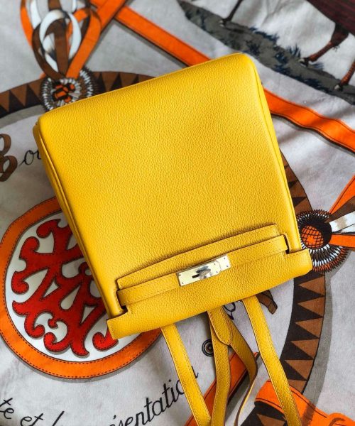 1:1 Replica Kelly Danse II Bag Swift Yellow/Black/Brown/Pink/Red For Women 22cm / 8.7in