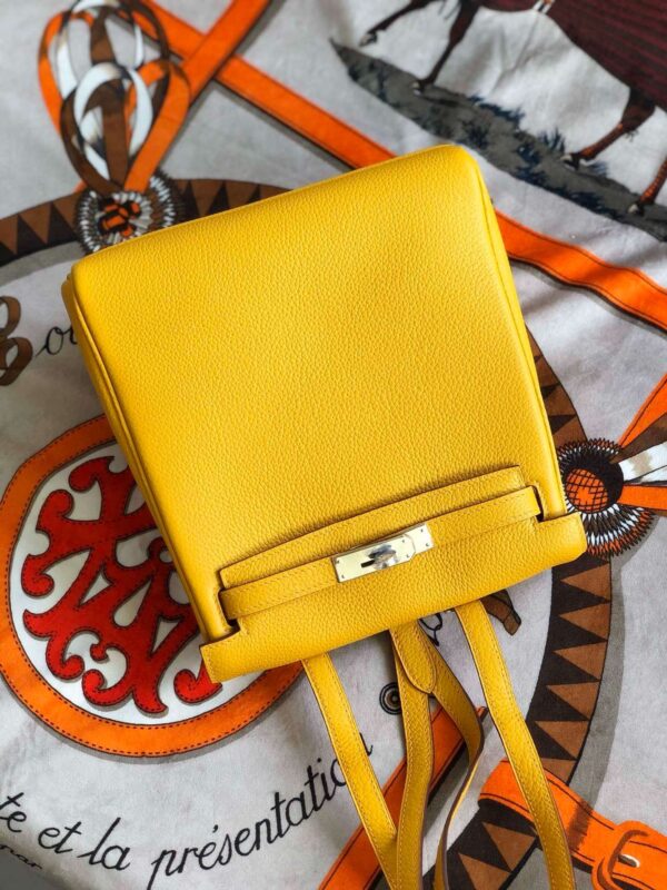 1:1 Replica Kelly Danse II Bag Swift Yellow/Black/Brown/Pink/Red For Women 22cm / 8.7in