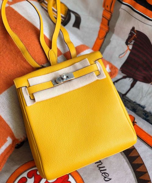 1:1 Replica Kelly Danse II Bag Swift Yellow/Black/Brown/Pink/Red For Women 22cm / 8.7in