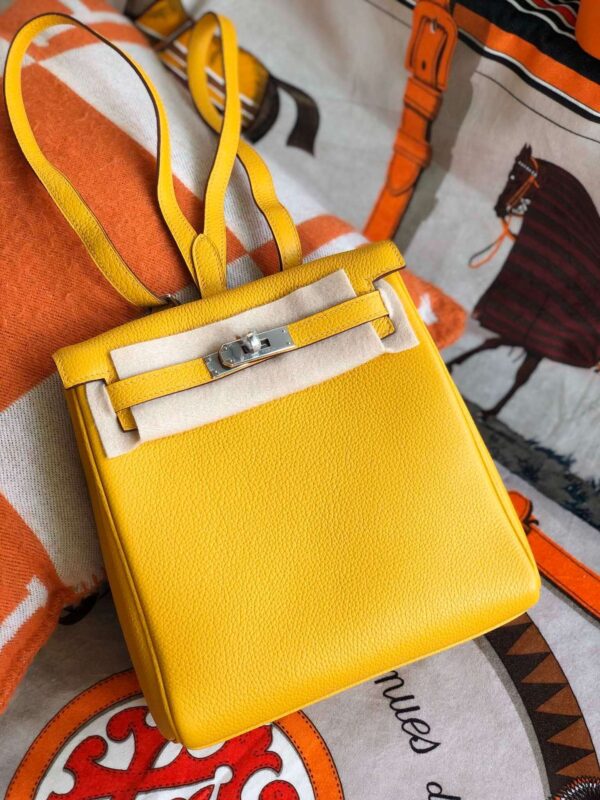 1:1 Replica Kelly Danse II Bag Swift Yellow/Black/Brown/Pink/Red For Women 22cm / 8.7in