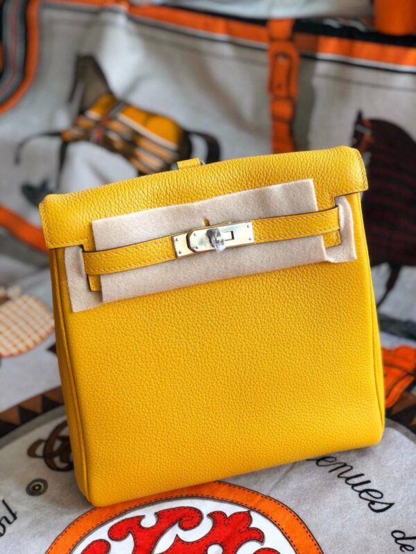1:1 Replica Kelly Danse II Bag Swift Yellow/Black/Brown/Pink/Red For Women 22cm / 8.7in