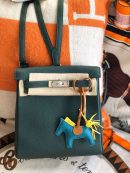 1:1 Replica Kelly Danse II Bag Swift Yellow/Black/Brown/Pink/Red For Women 22cm / 8.7in