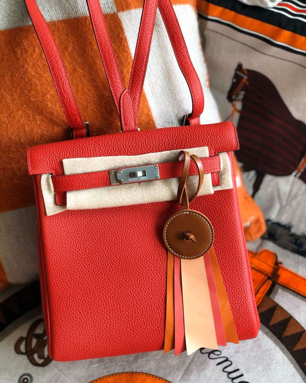 1:1 Replica Kelly Danse II Bag Swift Yellow/Black/Brown/Pink/Red For Women 22cm / 8.7in