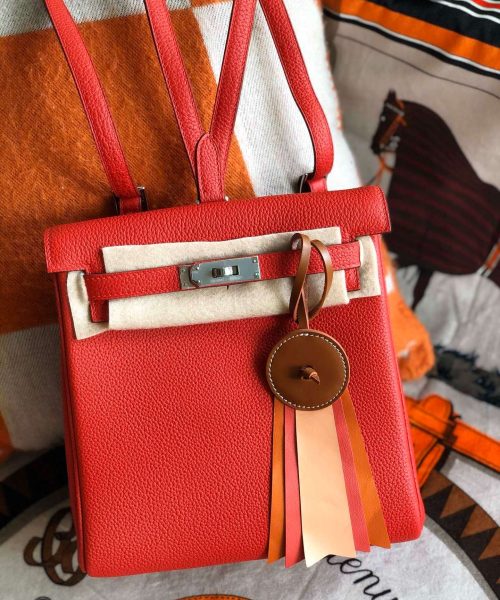 1:1 Replica Kelly Danse II Bag Swift Yellow/Black/Brown/Pink/Red For Women 22cm / 8.7in