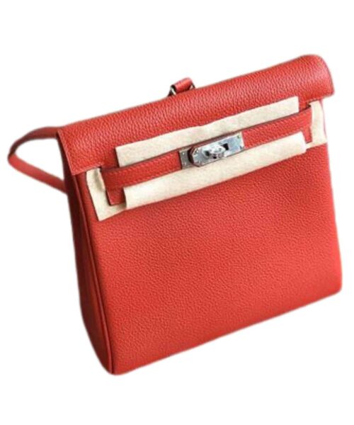 1:1 Replica Kelly Danse II Bag Swift Yellow/Black/Brown/Pink/Red For Women 22cm / 8.7in