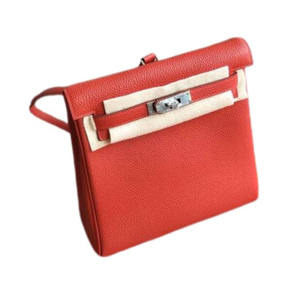 1:1 Replica Kelly Danse II Bag Swift Yellow/Black/Brown/Pink/Red For Women 22cm / 8.7in