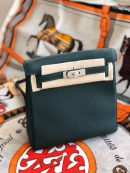 1:1 Replica Kelly Danse II Bag Swift Yellow/Black/Brown/Pink/Red For Women 22cm / 8.7in