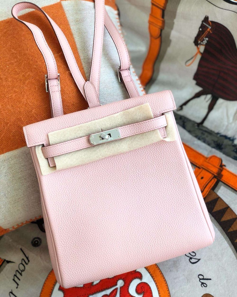 1:1 Replica Kelly Danse II Bag Swift Yellow/Black/Brown/Pink/Red For Women 22cm / 8.7in