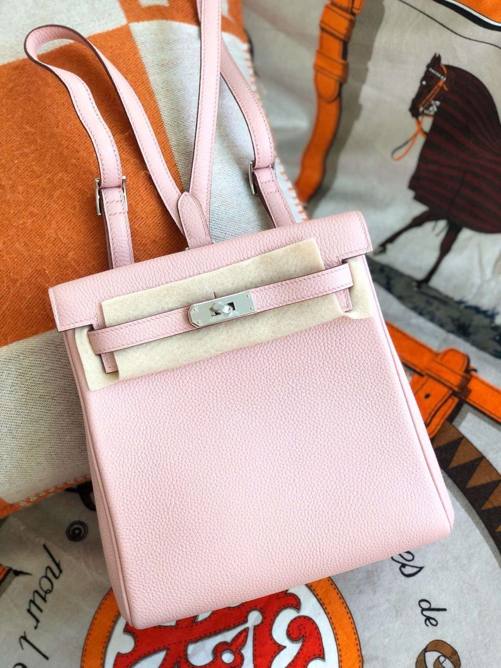 1:1 Replica Kelly Danse II Bag Swift Yellow/Black/Brown/Pink/Red For Women 22cm / 8.7in - Image 24