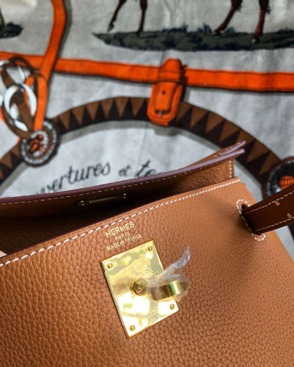 1:1 Replica Kelly Danse II Bag Swift Yellow/Black/Brown/White/Orange For Women 22cm / 8.7in