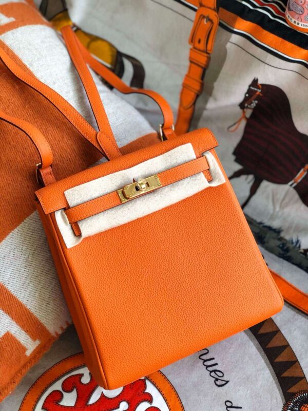 1:1 Replica Kelly Danse II Bag Swift Yellow/Black/Brown/White/Orange For Women 22cm / 8.7in