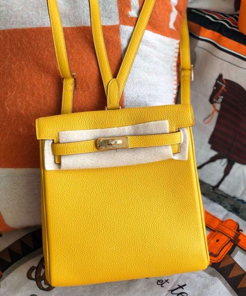 1:1 Replica Kelly Danse II Bag Swift Yellow/Black/Brown/White/Orange For Women 22cm / 8.7in