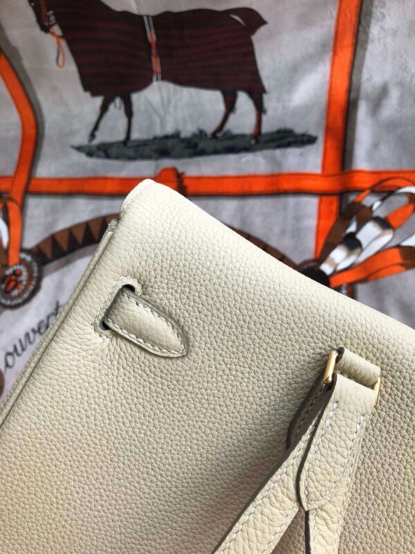 1:1 Replica Kelly Danse II Bag Swift Yellow/Black/Brown/White/Orange For Women 22cm / 8.7in