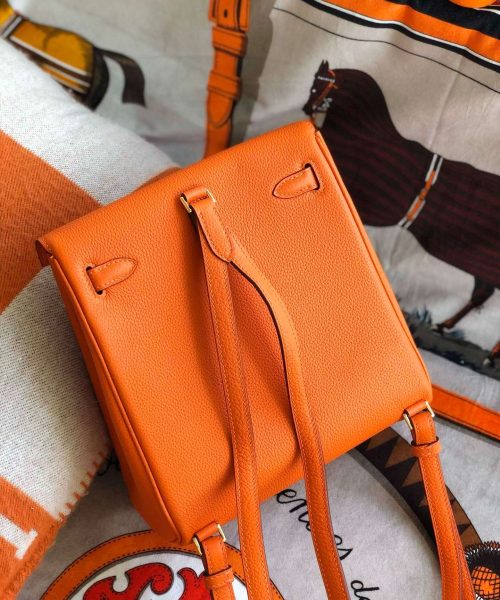 1:1 Replica Kelly Danse II Bag Swift Yellow/Black/Brown/White/Orange For Women 22cm / 8.7in