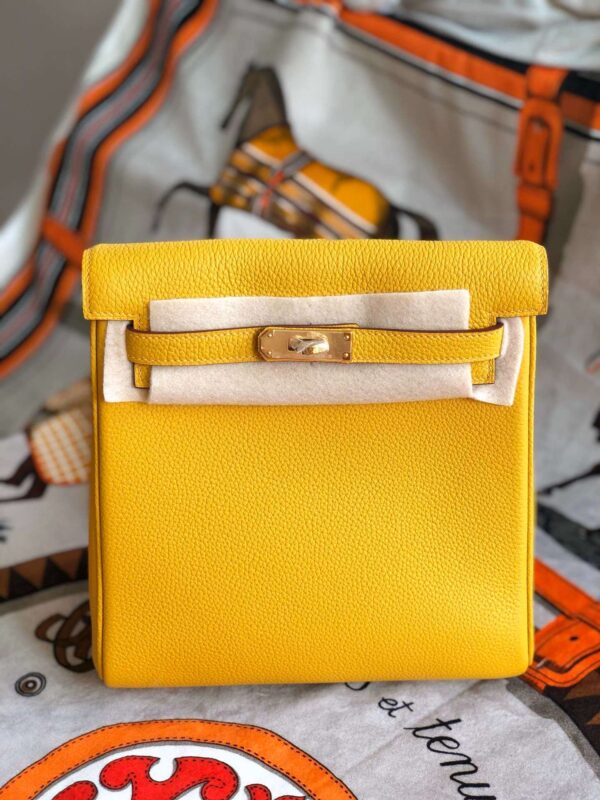 1:1 Replica Kelly Danse II Bag Swift Yellow/Black/Brown/White/Orange For Women 22cm / 8.7in