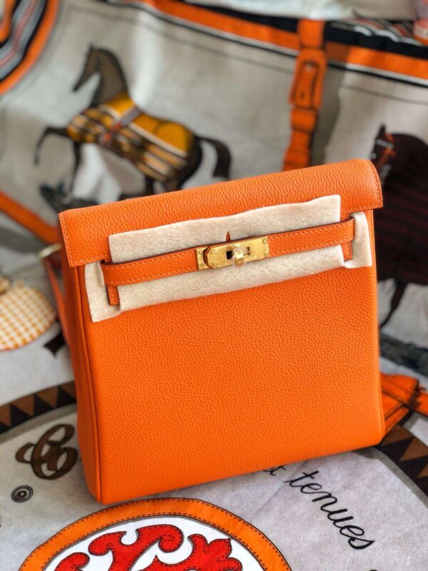 1:1 Replica Kelly Danse II Bag Swift Yellow/Black/Brown/White/Orange For Women 22cm / 8.7in