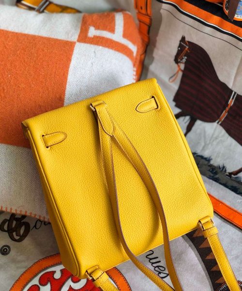 1:1 Replica Kelly Danse II Bag Swift Yellow/Black/Brown/White/Orange For Women 22cm / 8.7in