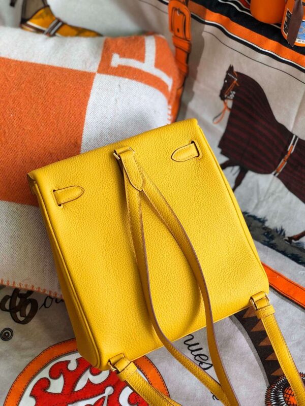 1:1 Replica Kelly Danse II Bag Swift Yellow/Black/Brown/White/Orange For Women 22cm / 8.7in