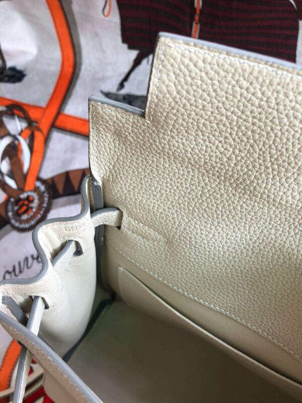 1:1 Replica Kelly Danse II Bag Swift Yellow/Black/Brown/White/Orange For Women 22cm / 8.7in