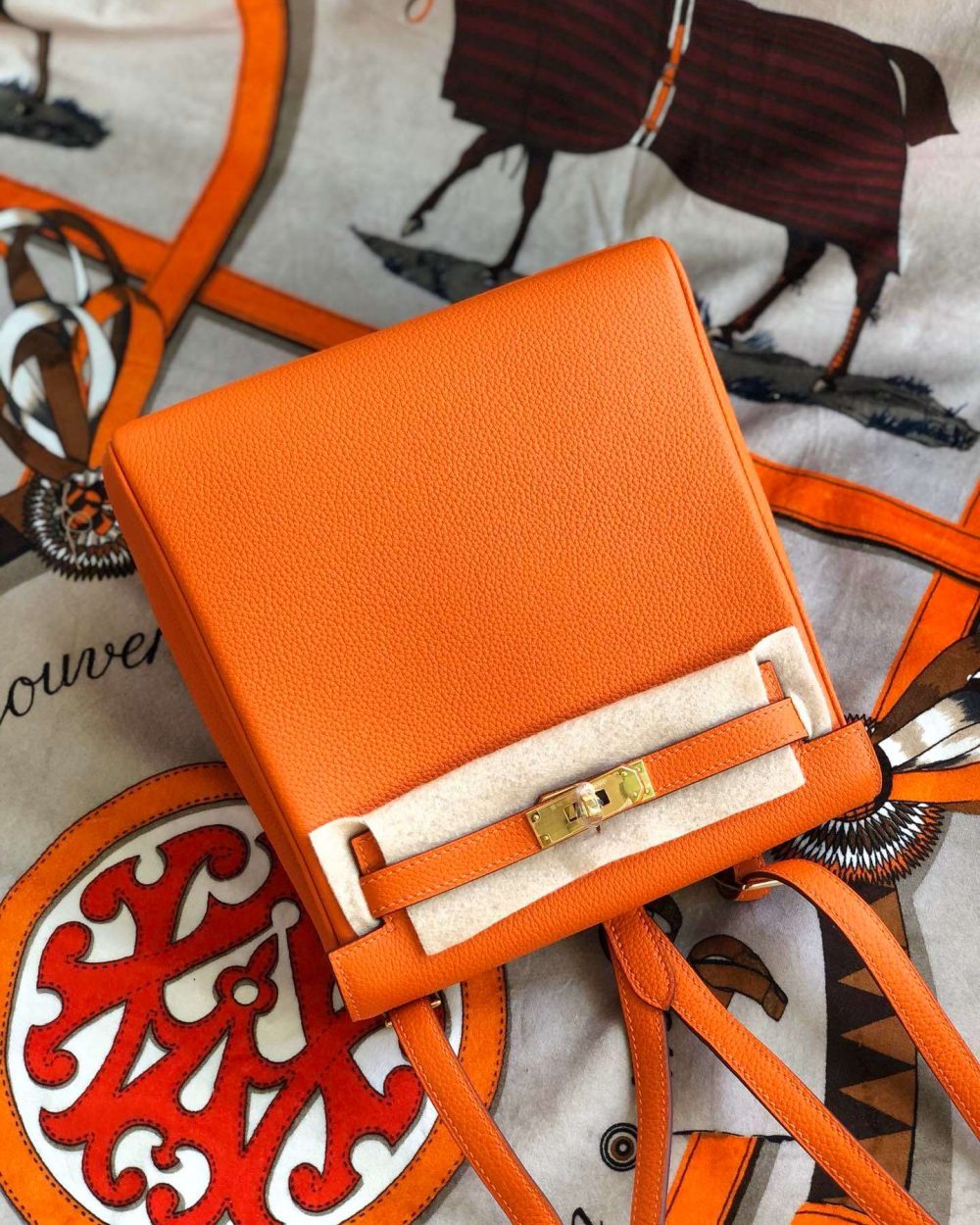 1:1 Replica Kelly Danse II Bag Swift Yellow/Black/Brown/White/Orange For Women 22cm / 8.7in