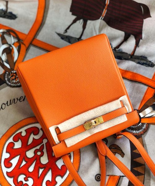 1:1 Replica Kelly Danse II Bag Swift Yellow/Black/Brown/White/Orange For Women 22cm / 8.7in